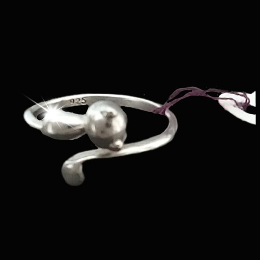 925 Silver Long Tail Wrap Cat Ring